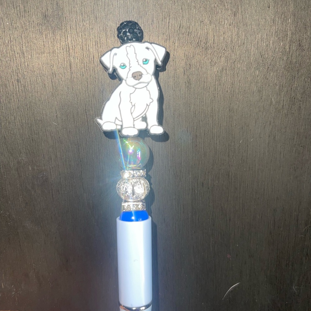 Handcrafted Dog Breed - PICK YOUR FOCAL BEAD- CUSTOM CRAFTED PEN/KEYCHAIN - Picture 3 of 6